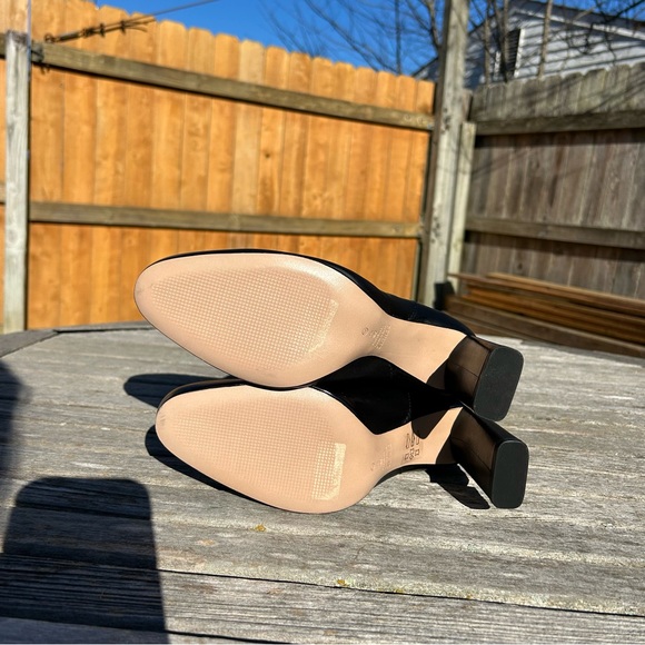 Schutz Women's knee high black leather boots size 9 - Picture 6 of 9